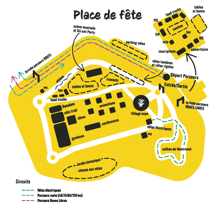 plan place fete velosanne